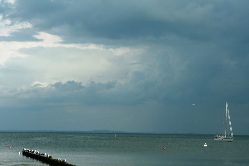 Gewitter am Stettiner Haff