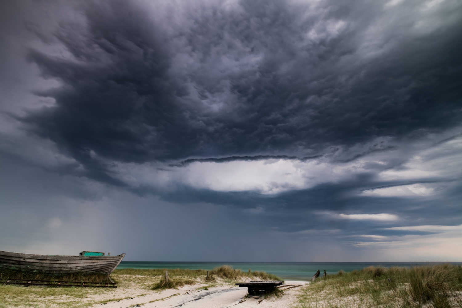 Gewitter am Strand