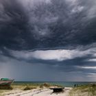 Gewitter am Strand