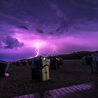 Gewitter am Strand von Norderney