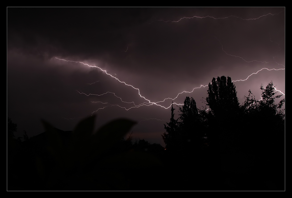 Gewitter am Wochenende.....