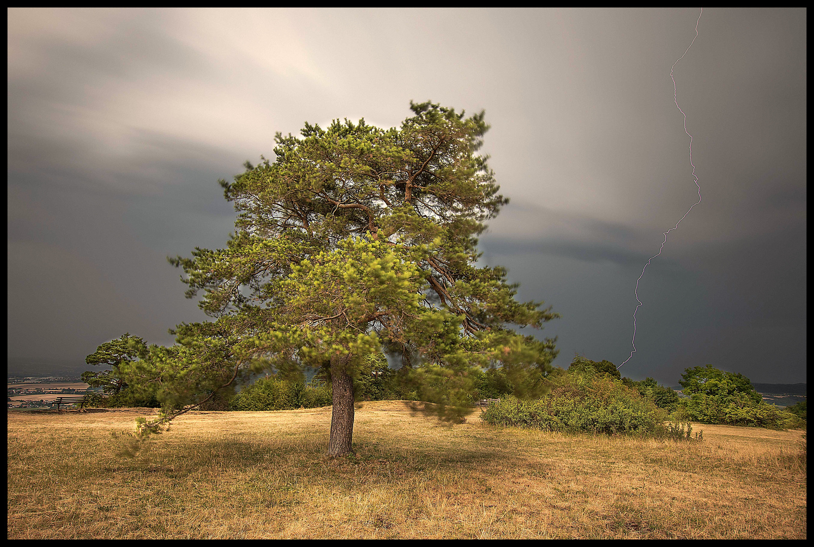 " Gewitter auf dem Staffelberg "