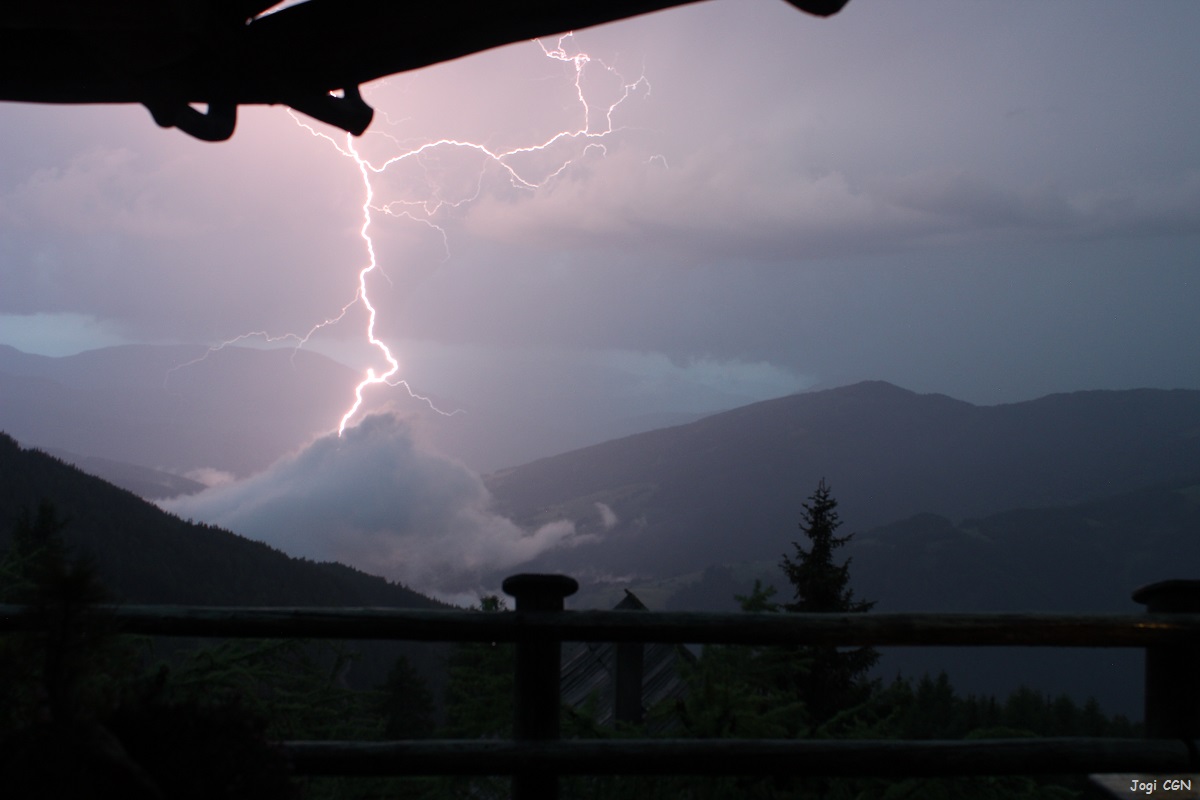 Gewitter auf der Hüttn