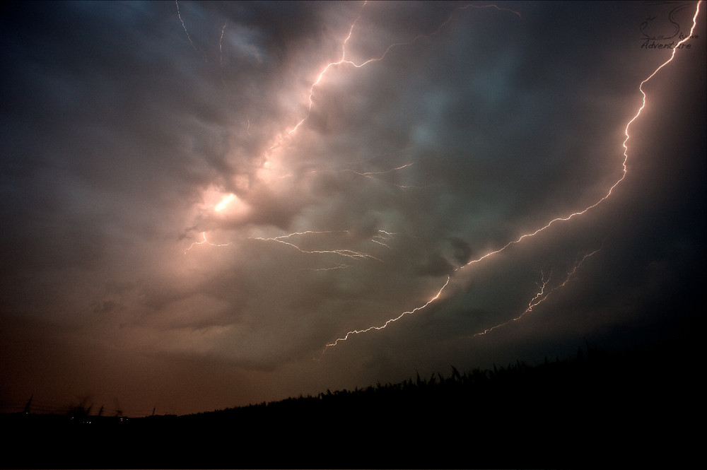 Gewitter bei Herten