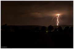 Gewitter bei Holzminden / Köterberg