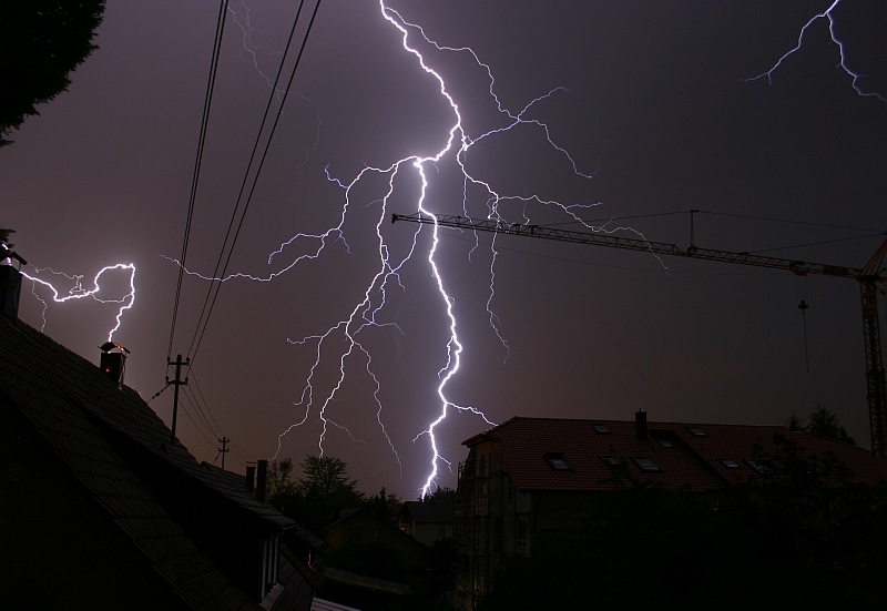 Gewitter Bild zugeschnitten