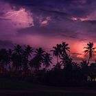 Gewitter-Blitze in Sri Lanka