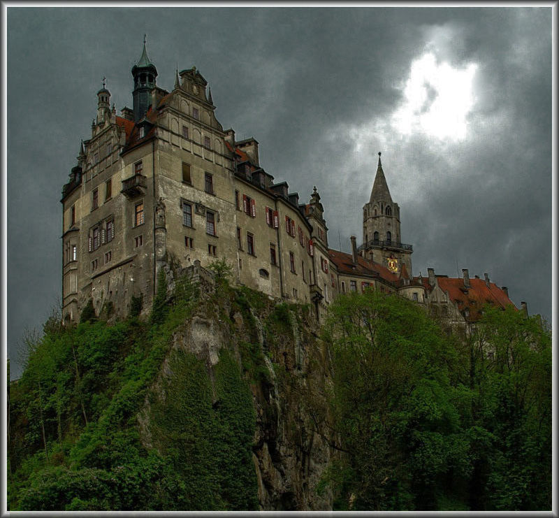 Gewitter ( Das Schloß Sigmaringen)