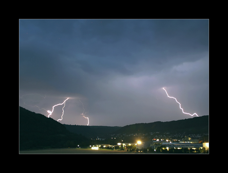 Gewitter heute nacht ...