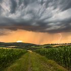 Gewitter im Abendlicht 