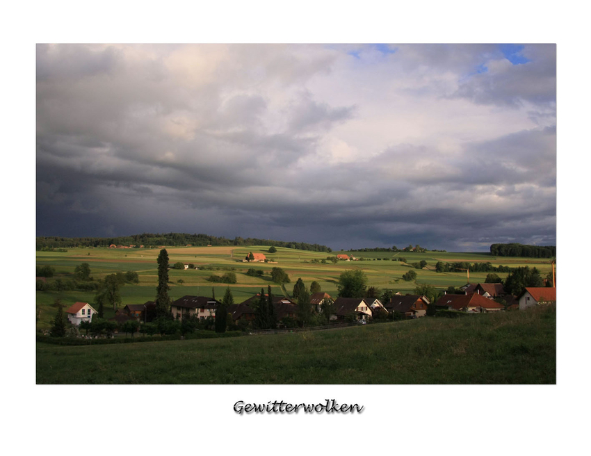 Gewitter im Anmarsch