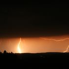 Gewitter im April über der Eifel