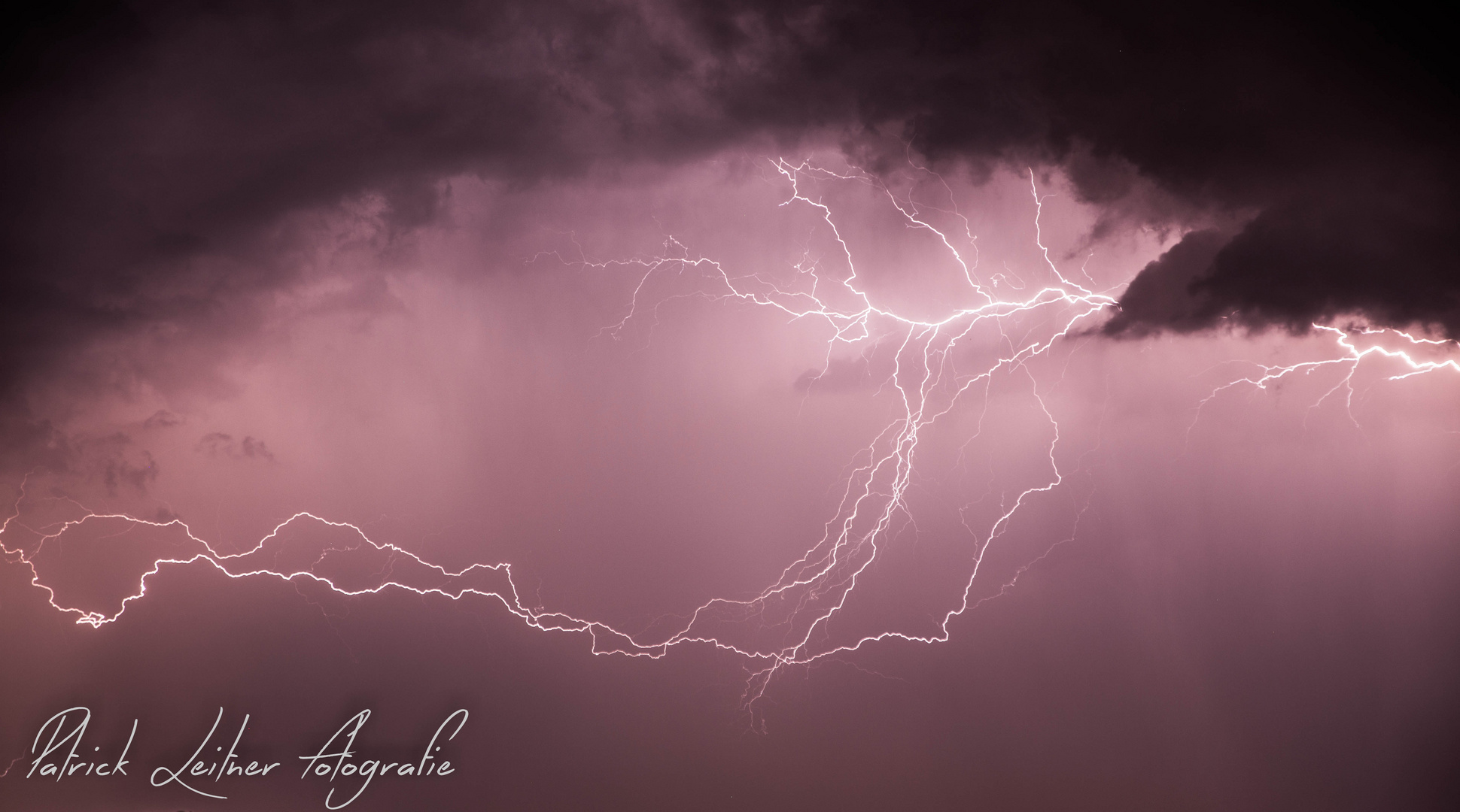 Gewitter Im Bayerischen Wald.