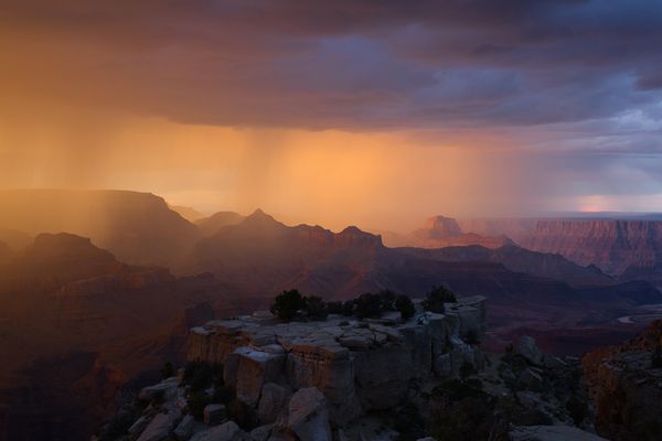 Gewitter im Grand Canyon