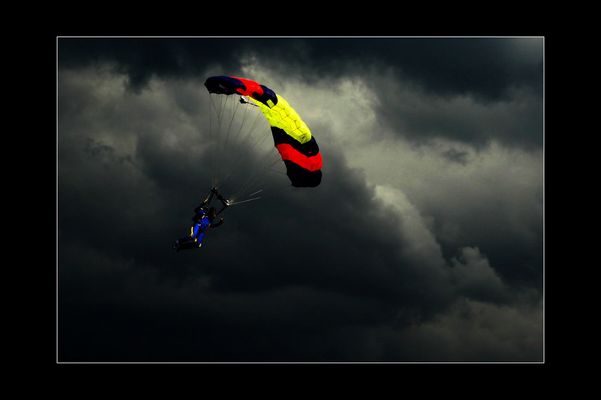 Gewitter im Hintergrund