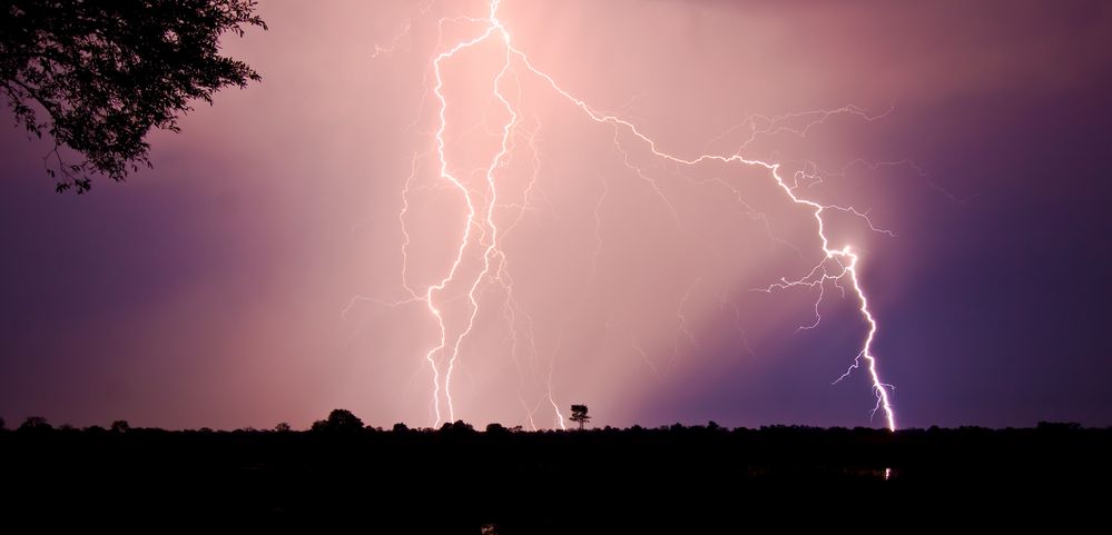 Gewitter im Okavango