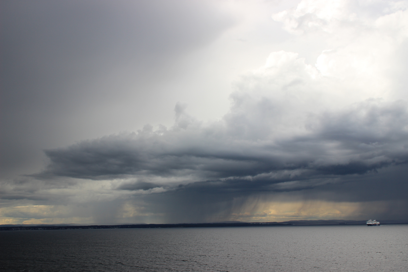 Gewitter im Oslofjord