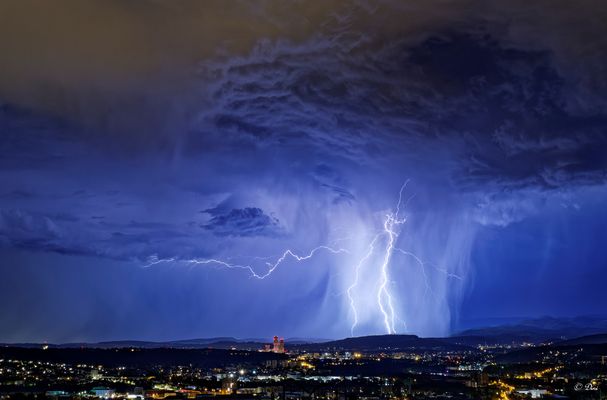 Gewitter im Raum Basel 12.08.24