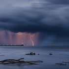 Gewitter im Sassnitzer Hafen