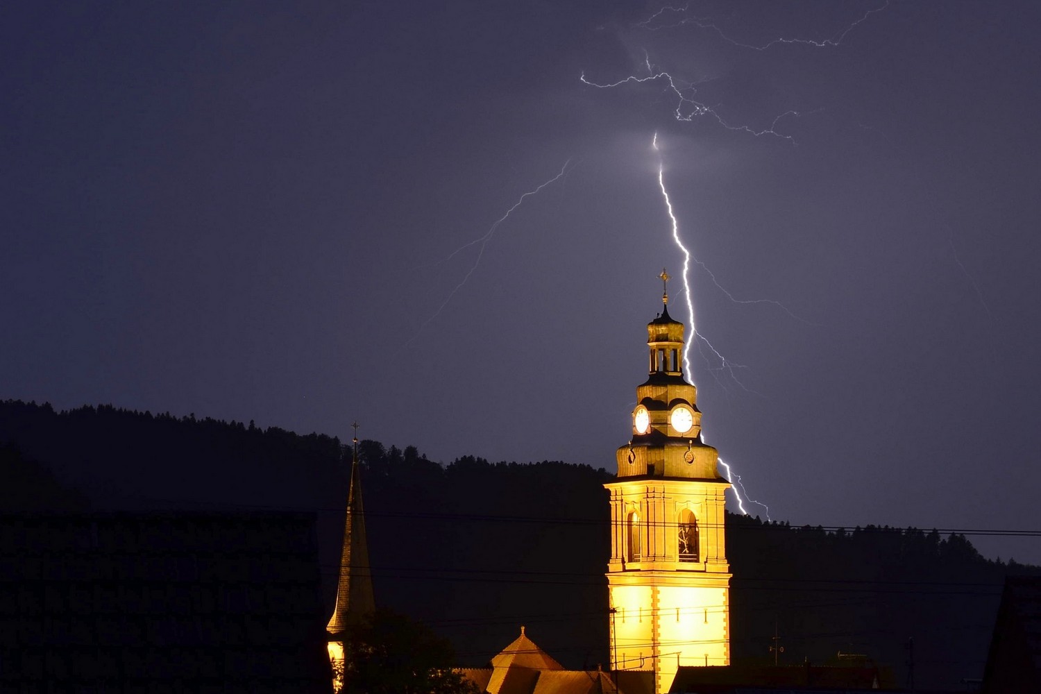 Gewitter im Schwarzwald