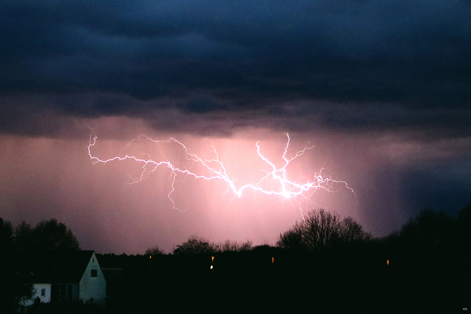 Gewitter in Althegnenberg am 21.04.2023 