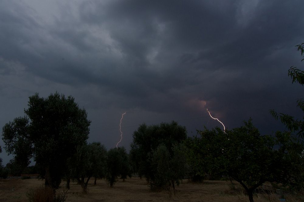 Gewitter in Apulien