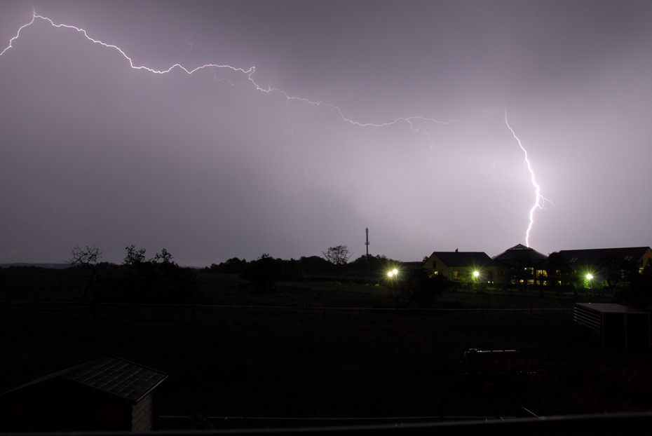 Gewitter in Befort (Luxemburg)