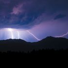 Gewitter in den Alpen