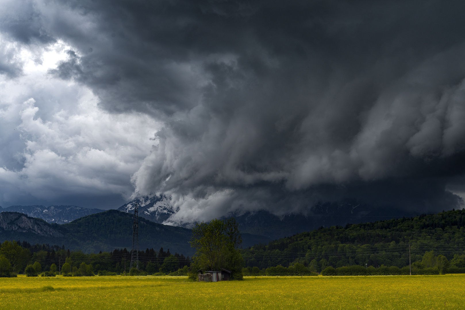 Gewitter in den Bergen