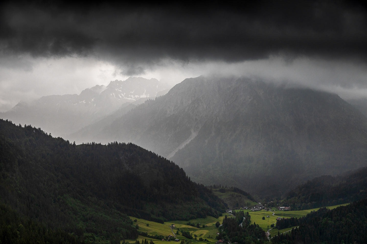 gewitter in den bergen