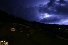 Gewitter in den Bergen