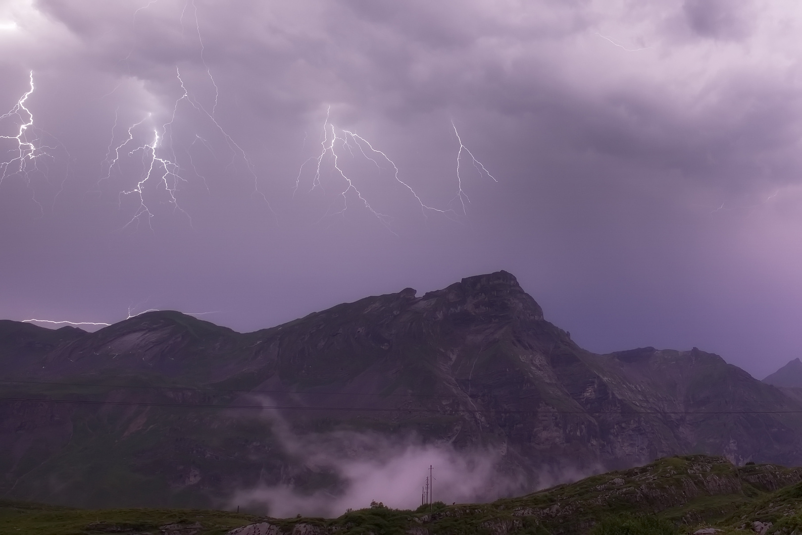 Gewitter in den Bergen