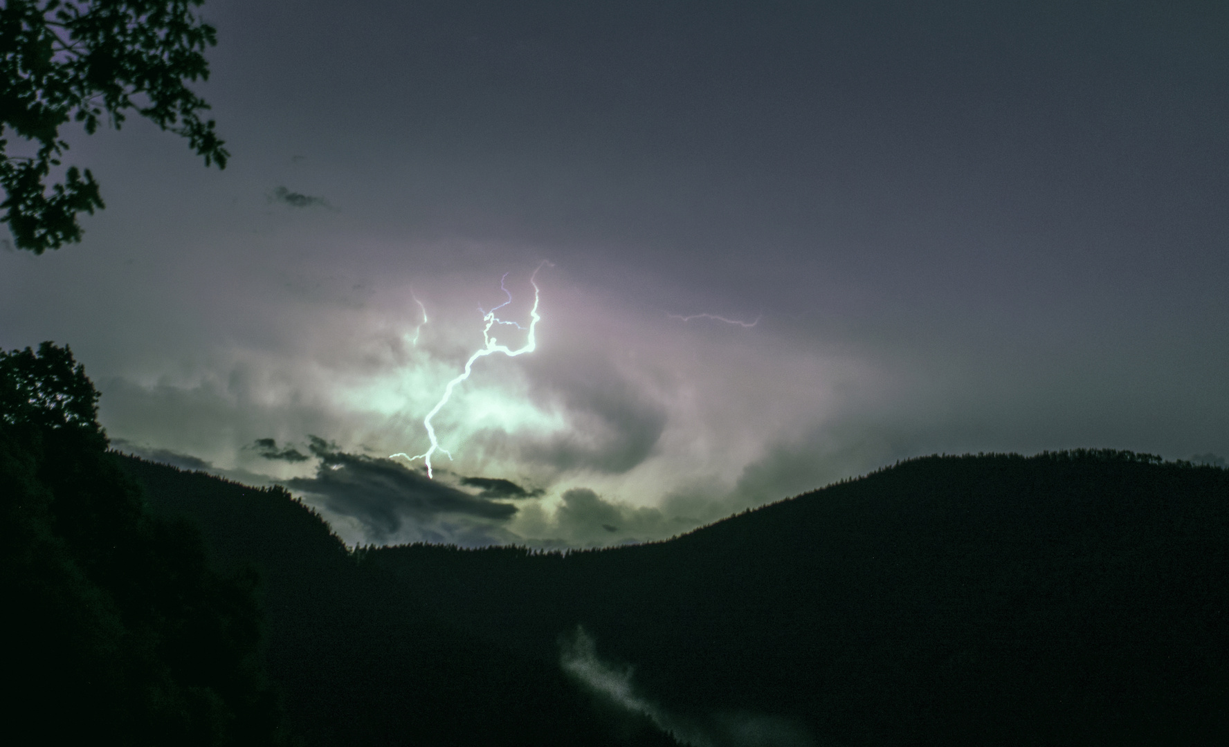 Gewitter in den Bergen