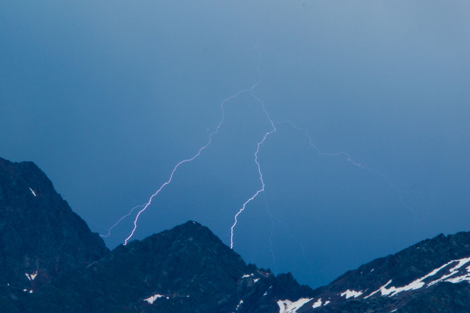 Gewitter in den Bergen