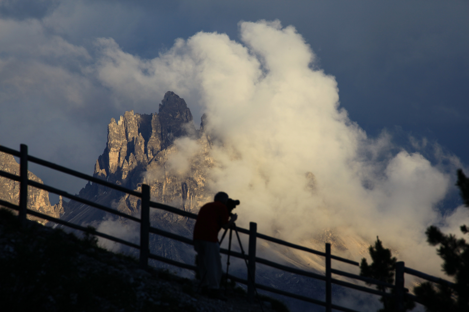 Gewitter in den Dolomiten