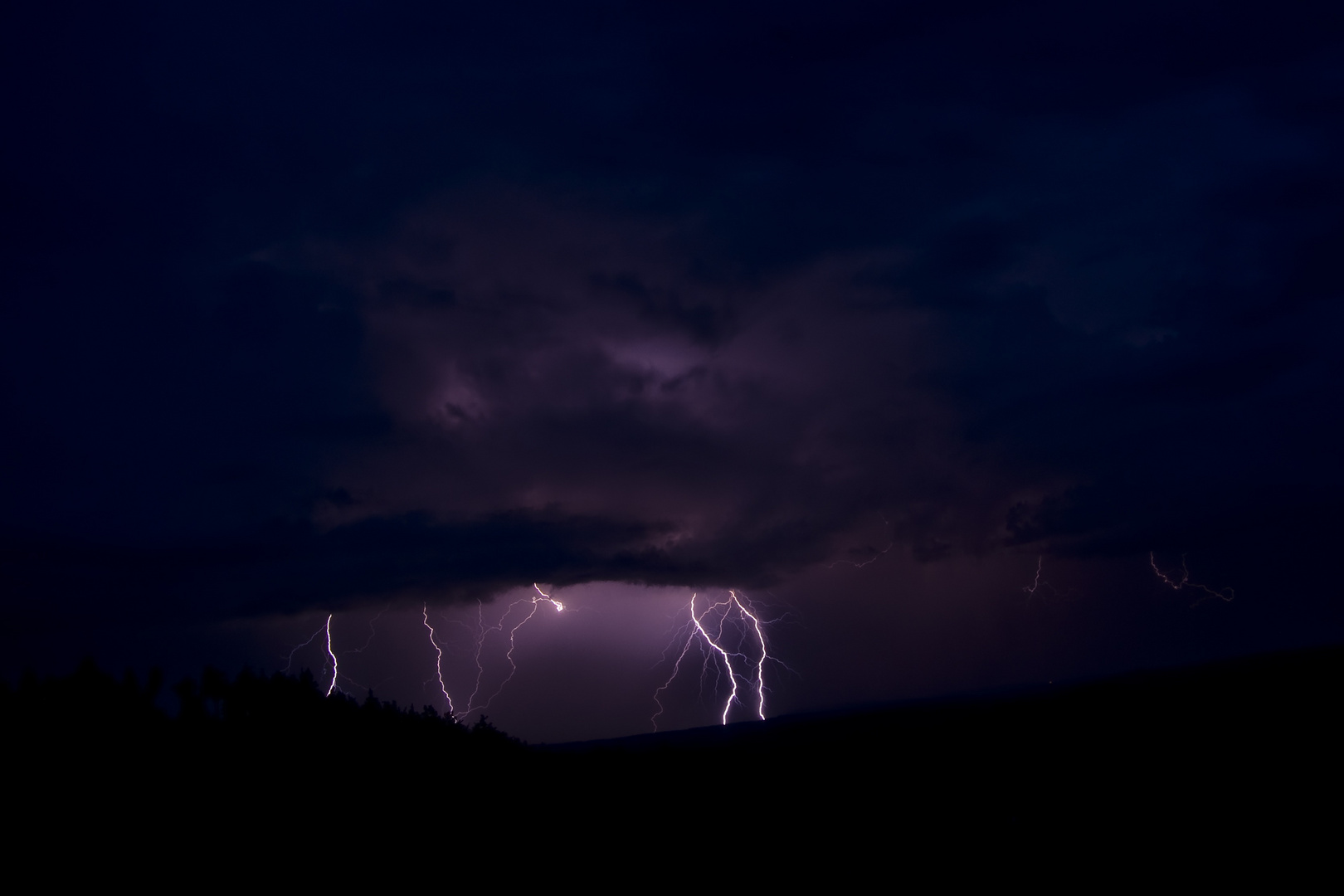 Gewitter in der Auvergne