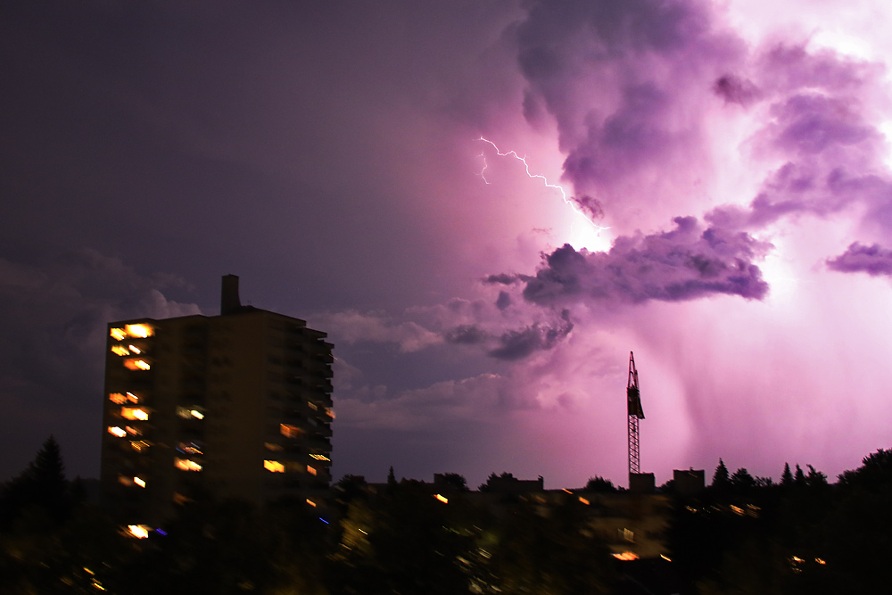 Gewitter in der Nacht