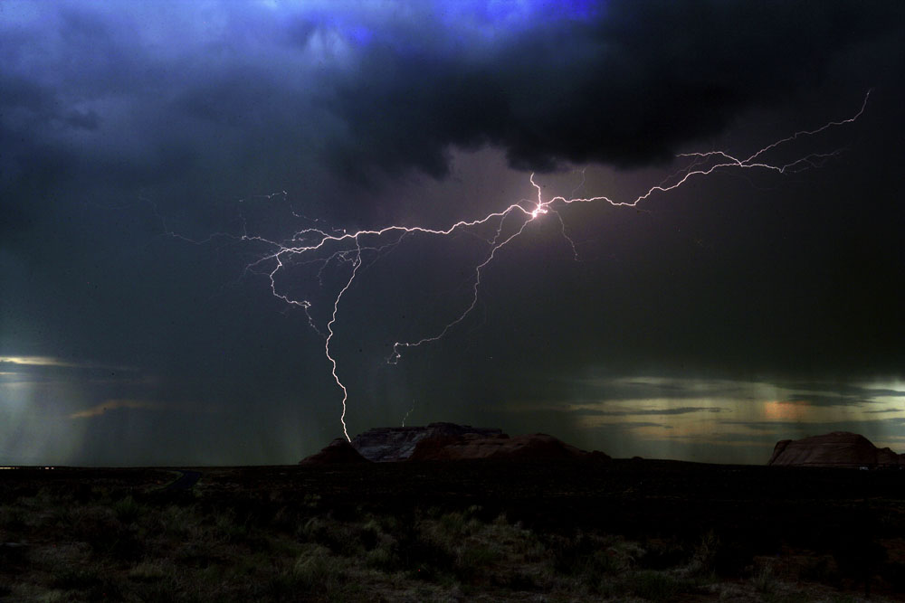 Gewitter in der Nähe des Lake Powell