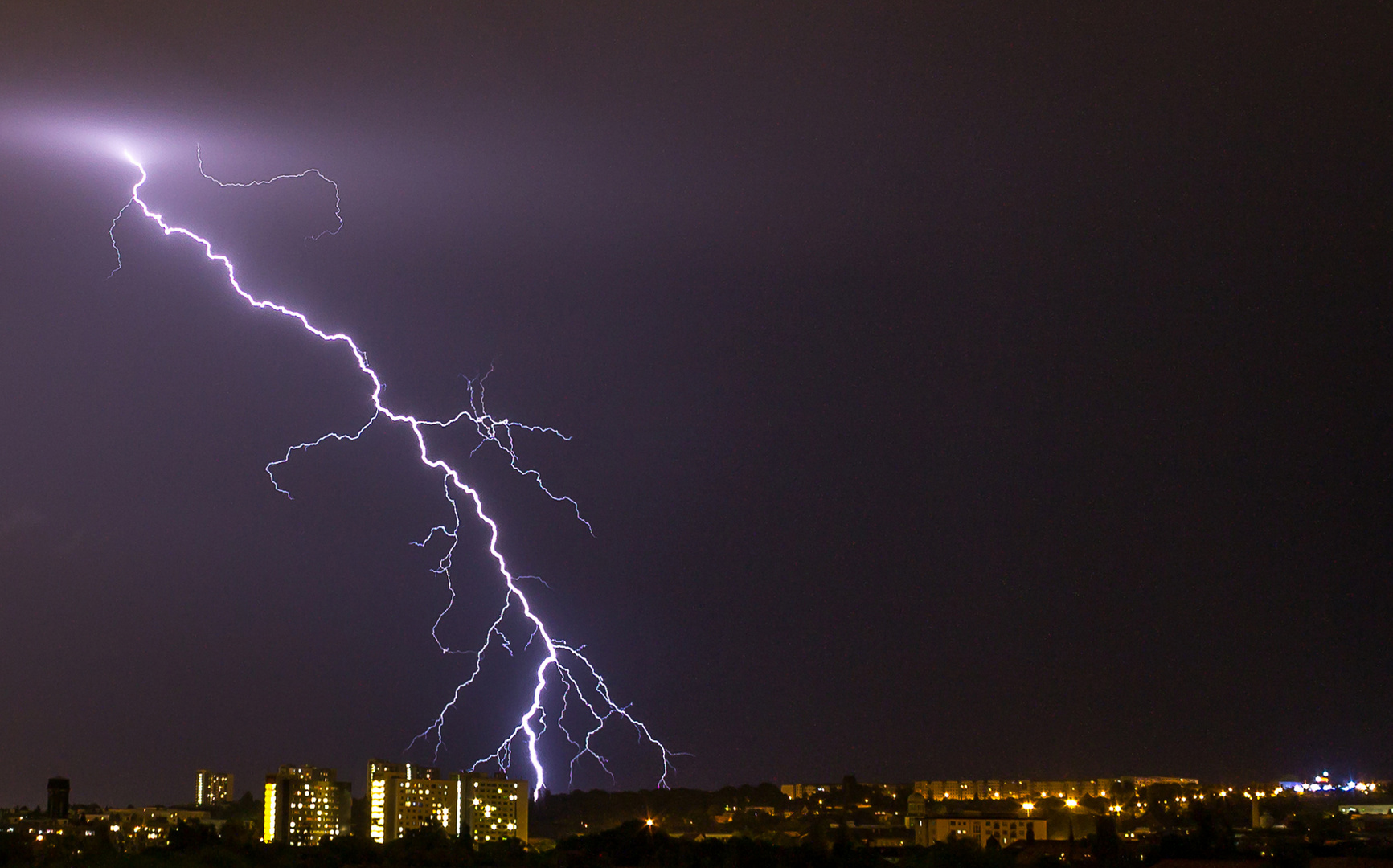 Gewitter in Dresden