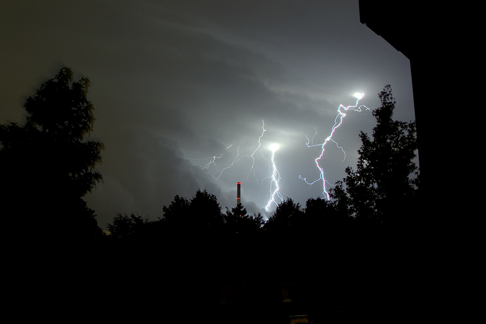 Gewitter in Duisburg-Walsum