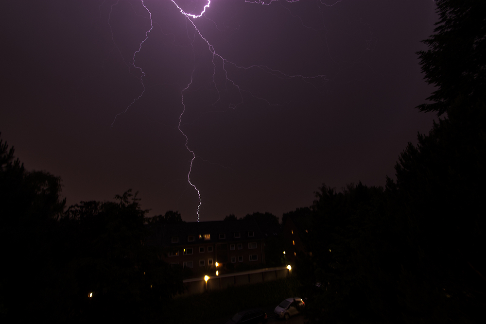 Gewitter in Hamburg