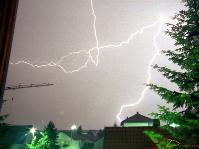 Gewitter in Lampertheim