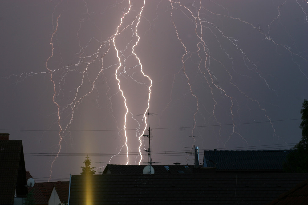 Gewitter in Leimen