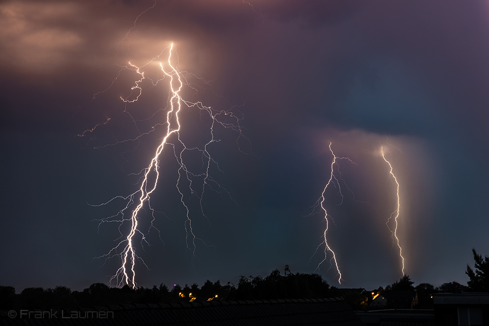 Gewitter in Leverkusen