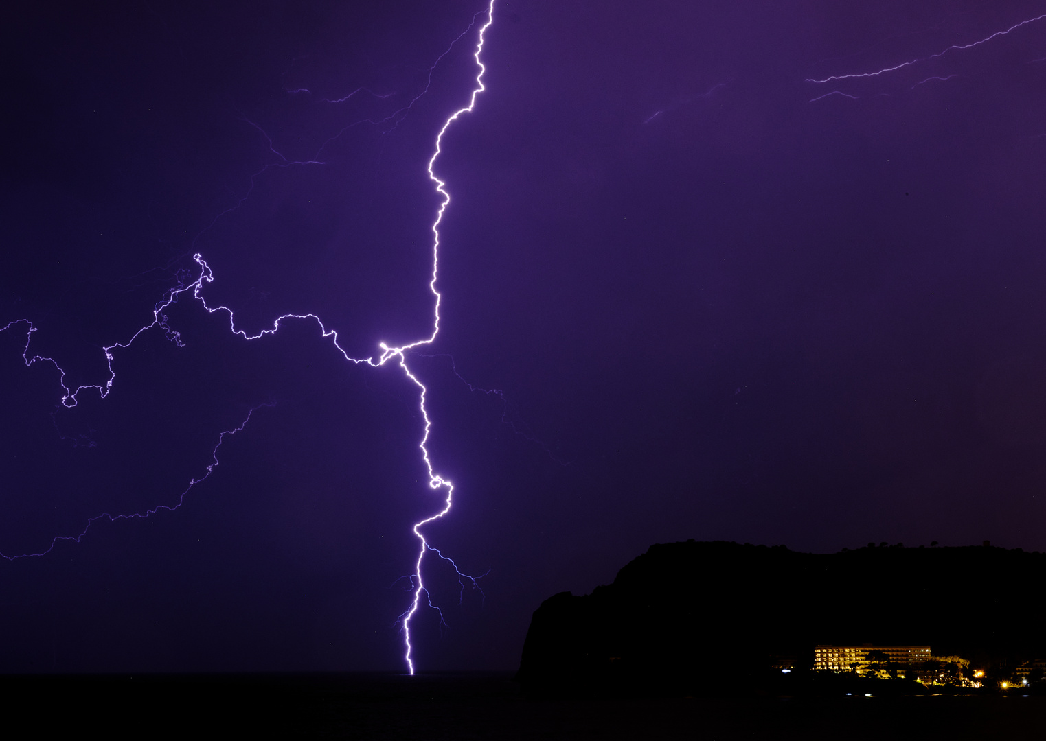 Gewitter in Peguera