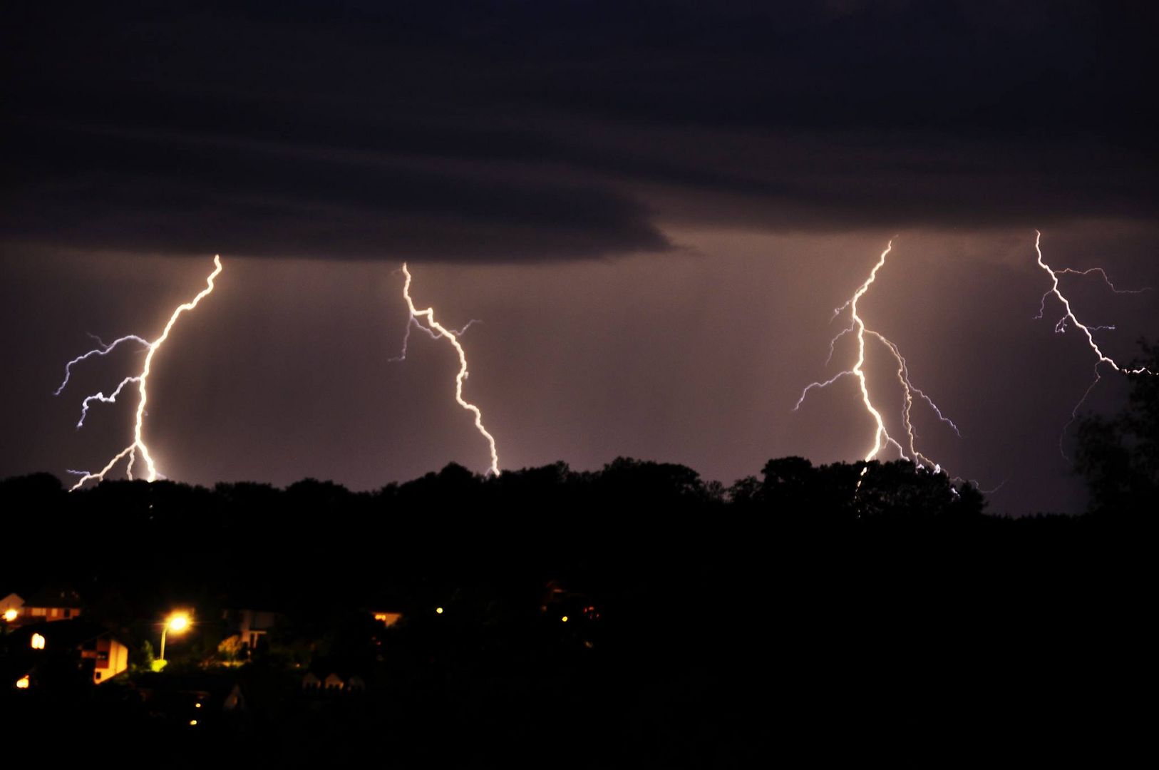 Gewitter in Schotten.