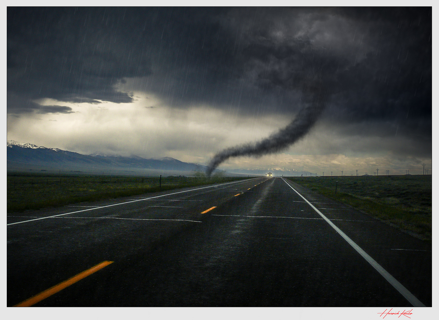 Gewitter in South Dakota