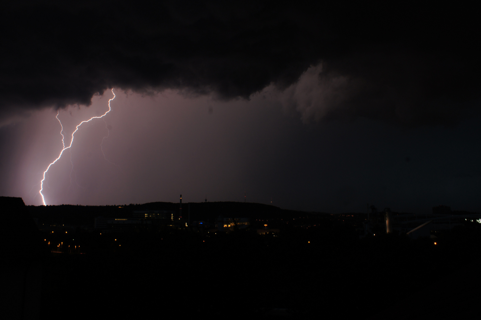 Gewitter in Stuttgart