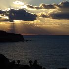 Gewitter in Tropea, Calabria