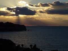 Gewitter in Tropea, Calabria